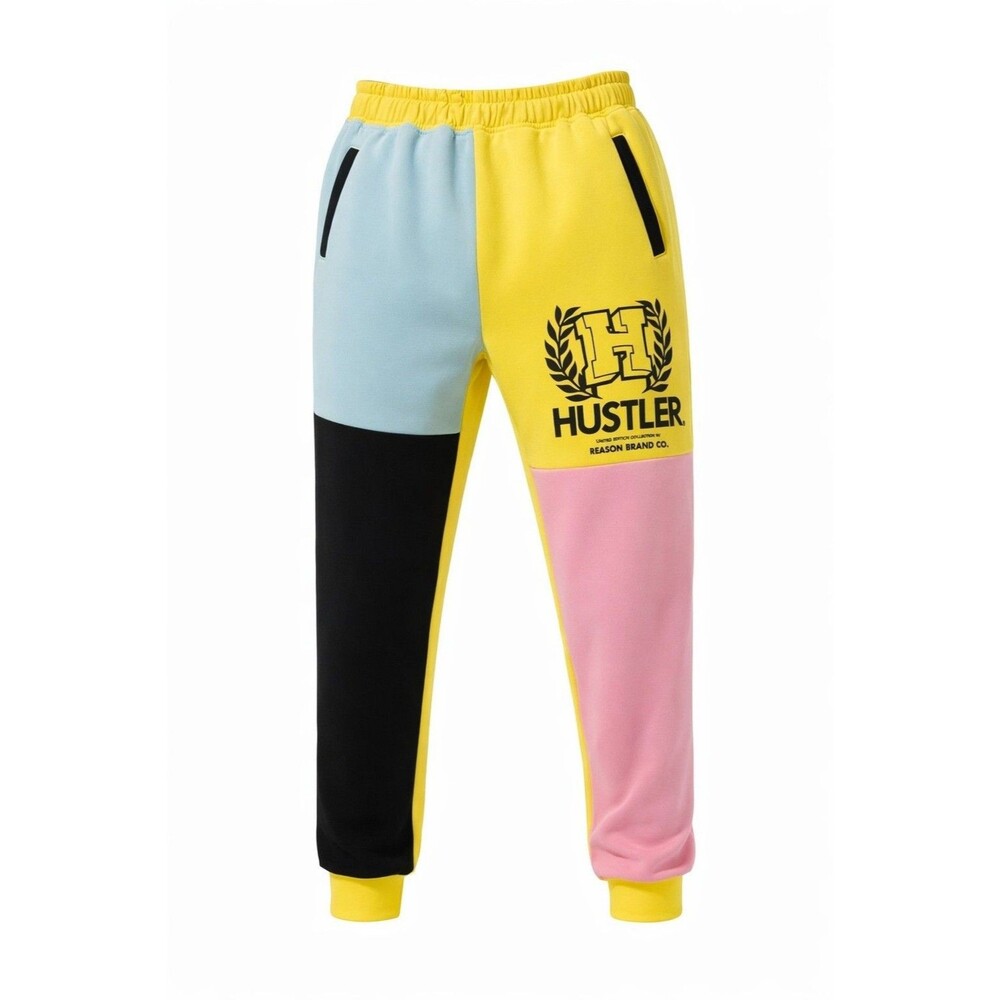 REASON - “Hustler” Multicolor Joggers, Size L, NWT!